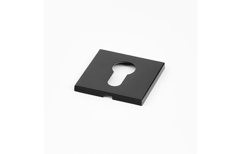 Rozet PZ vierkant 5mm zwart