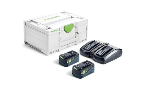 Starterset SYS 18V 2x5.0Ah, Met duolader TCL 6 DUO