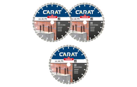 Diamantschijf CEE UNIVERSEEL PREMIUM 2+1 gratis, 230x22.23mm