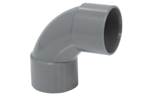 Bocht Sani pvc Grijs VV 87°