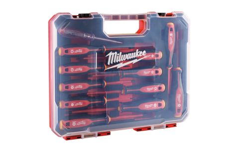 Schroevendraaierset VDE Tri-lobe SL/PH/PZ/TX, 12-delig