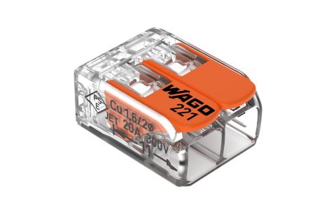 Verbindingsklem 221 Transparant