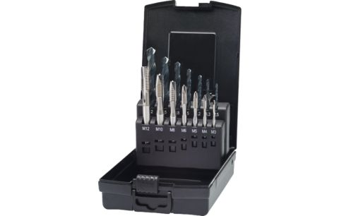 Machinetappenset HSS-E din 371/376 UNI M3-M12 + 2.5-10.2