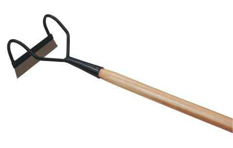 Schoffelhak met houten steel
