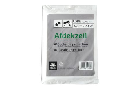 Afdekfolie 4 x 5 m 10µm