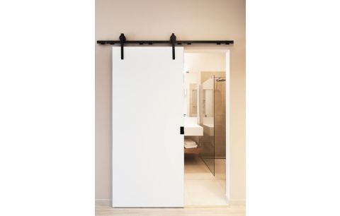Schuifdeur LOFT set + 2 softclosen zwart