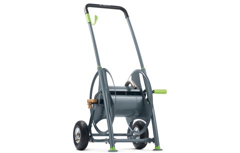 Haspel metaal Geka Plus P40 voor 25m 1/2", gemonteerd zonder slang