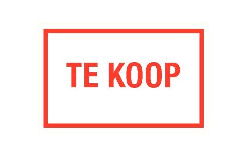 Bord pvc te koop rood 250x400mm wit/rood