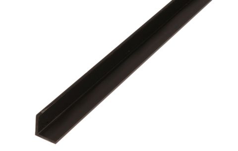 Hoekprofiel pvc Zwart