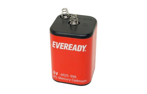 6V batterij eveready industrieel EV4R25