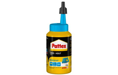 Lijm hout waterproof wit 250gr