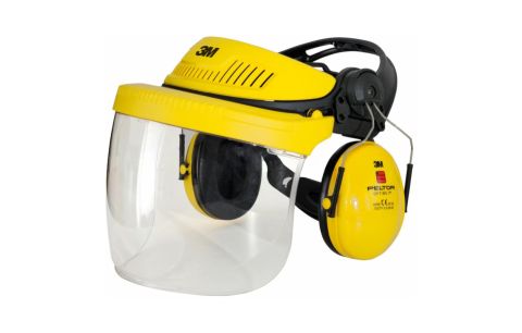 Gelaatscherm G500 PC + Optime I Geel