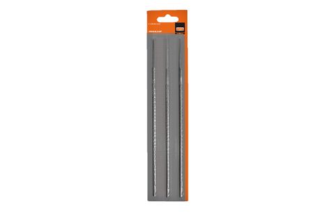 Kettingzaagvijl rond, 3 stuks