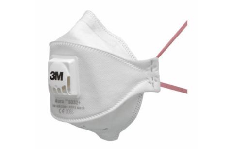 Masker Stof FFP3 9332+ Aura met ventiel /10st