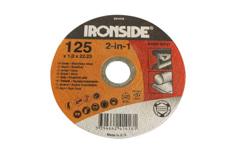 Snijschijf voor metaal dun 125x1.6x22mm