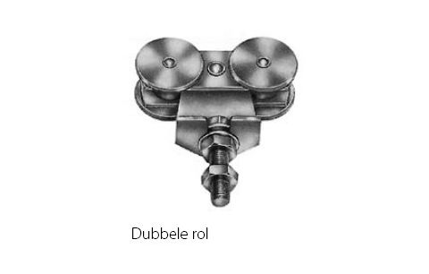 Rol dubbel vaste bout rechtlopend