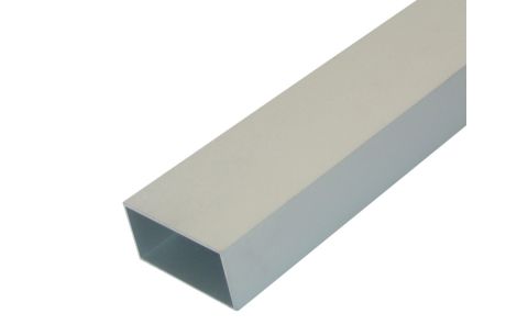 Profiel rechthoek alu brut 25x50x2 1.2m