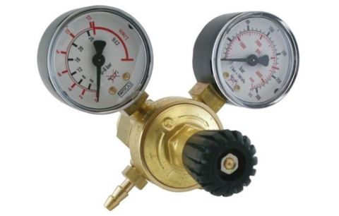 Gasregelaar met manometer Standaard