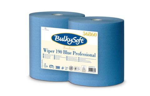 Papier blauw 360mm 3 plis 190m, 2 rollen
