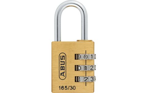 Hangslot verstelbaar code 165 messing