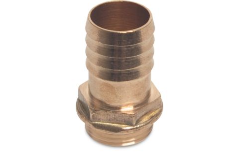 Slangtule messing buitendraad 1/2 x 16mm