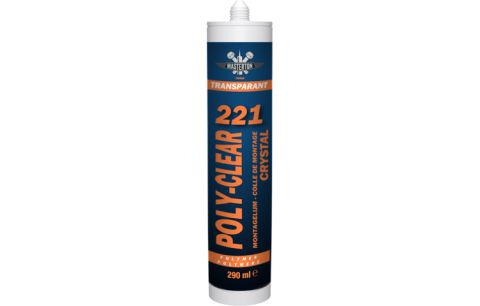 Montagelijm Poly-Clear 221 Transparant 290ml