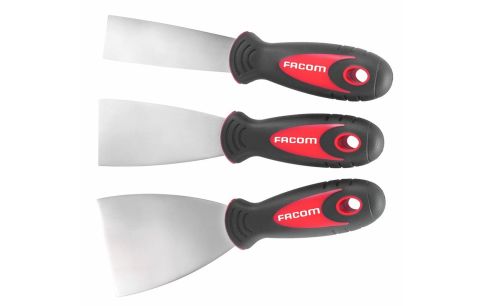 Spatel inox flexibel 3-delig