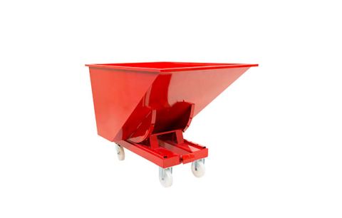 Kiepcontainer rood