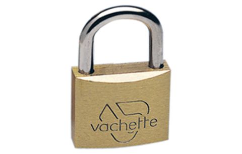 Hangslot messing AJAX 60mm ka