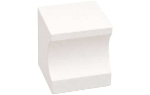Knop rechthoekig inox