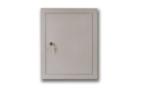 Brievenkastdeur 529/3 alu, zonder klep