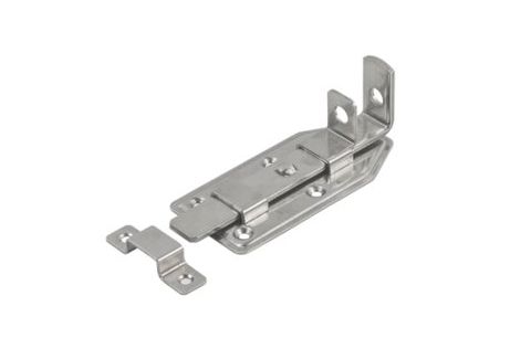 Schuifboxgrendel inox hangslot 140x56mm