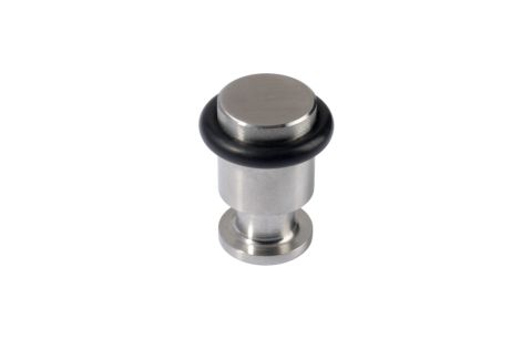 Deurstop inox vloerbev. 20x35mm