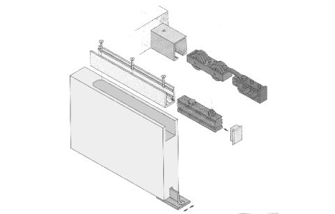 Schuifdeur 0600/80-120kg infrees