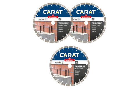 Diamantschijf CEB UNIVERSEEL THUNDERLINE 2+1 gratis, 230x22.23mm