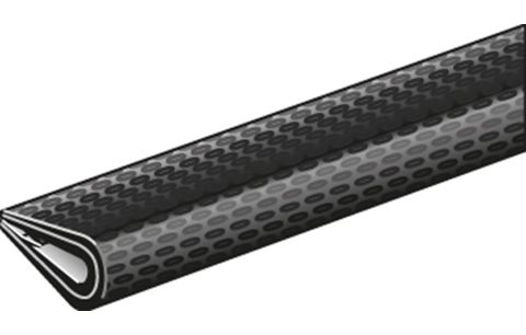 Beschermingsprofiel pvc Zwart