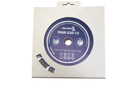 Diamantschijf beton/bouw PAW 230x22.2