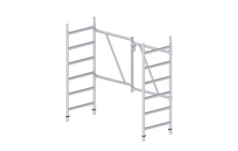 Vouwsteiger alu onderstel KU6