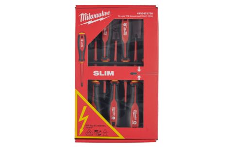 Schroevendraaierset Milwaukee VDE Tri-lobe SL/PH/PZ, 7-delig