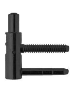 Fits EXACTA zwart 16mm mannelijk