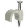 Kabelbeugel nylon rond dia 10 Wit