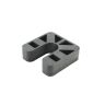 Drukplaat ny met sleuf 20mm zwart /40