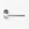 Deurkruk L ovale ros 8mm Inox dia 19
