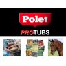 Emmer verrubberd pvc 40L zwart slap nr3