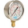 Manometer Glycerine 63mm 0-6 bar 1/4' onderaansluiting