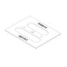 Inlegcassette NEO M6 alu voor freesmal