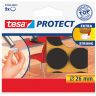 Beschermvilt rond dia 26mm bruin