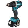 Accu schroef-/boormachine 18V DDF484RT3J, Incl 3x 5.0Ah 18V accu en lader