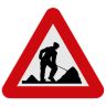 Verkeersbord A31: Gevaar werken