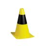 Signalisatiekegel geel-zwart 31cm